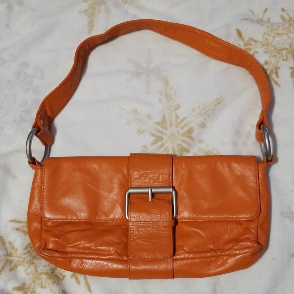 Leather shoulder purse